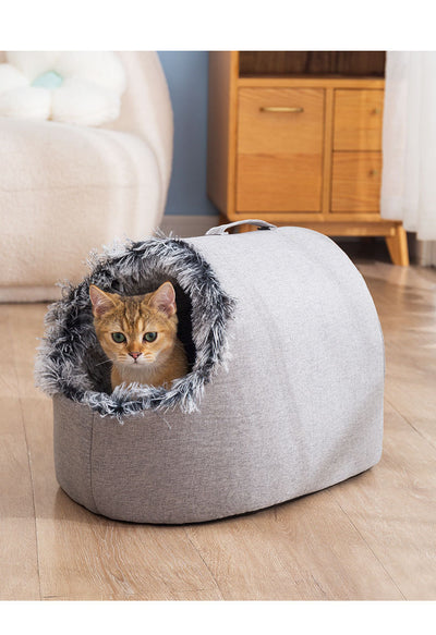 Nido Térmico para Gatos con Forro Polar - Saco de Dormir Cerrado Otoño e Invierno - Image 10