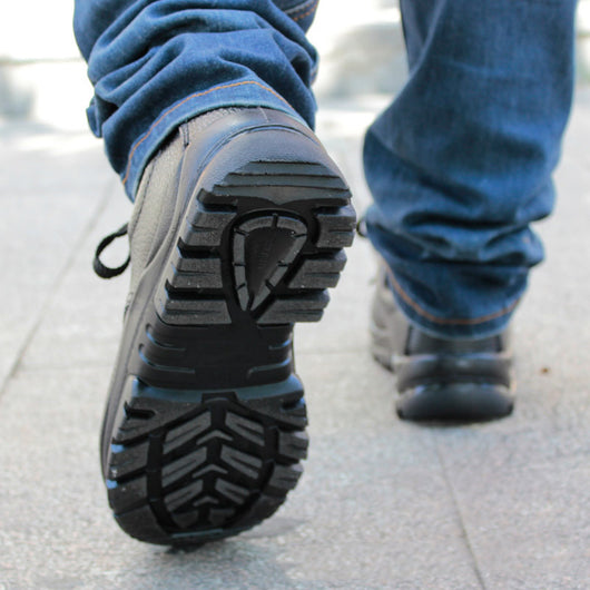 Zapatos de Seguridad Piel Genuina con Puntera de Acero - Protección Antimachucamiento Bajo Perfil - Image 2