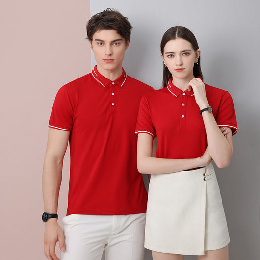 Polo de Seda Natural con Solapa - Manga Corta - Image 17