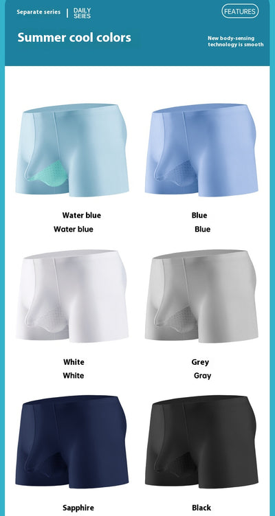 Bóxers Deportivos con Malla Separadora Ice Silk Secado Rápido - Image 14