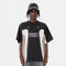 Camiseta de Cuello Redondo Estilo Retro Racing Club con Parches para Hombre