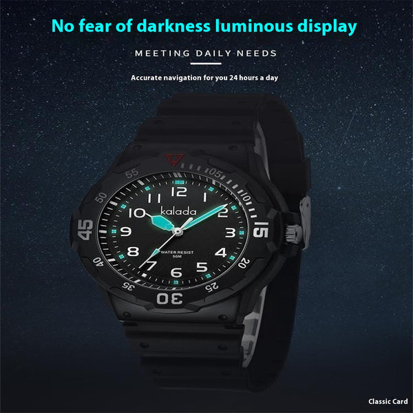Reloj Deportivo Hombre con Puntero Luminoso Cuarzo