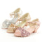 Tacones Dorados para Niñas - Zapatos de Fiesta Elegantes