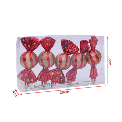 Set de 5 Adornos Navideños Galvanizados con Efecto Espejo - Caja de Regalo - Image 10