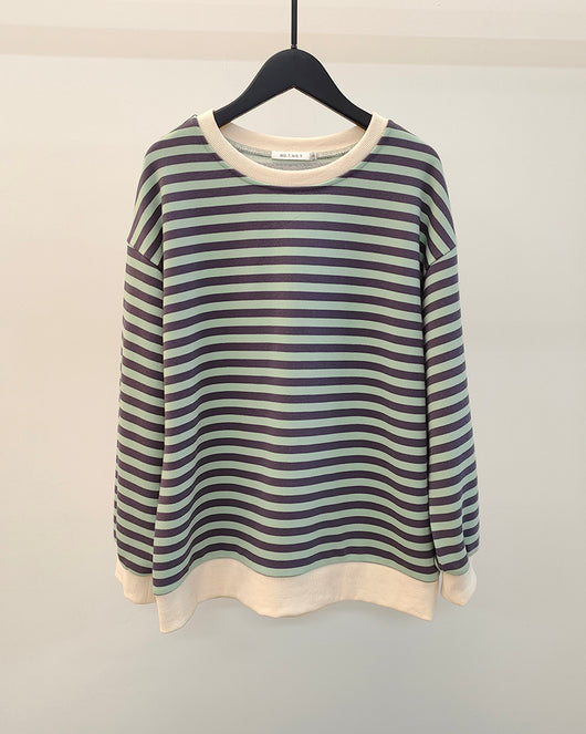Suéter Tejido Grueso a Rayas para Mujer - Comodidad Casual - Image 19