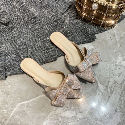 Sandalias Planas con Moño y Strass para Mujer - Image 16