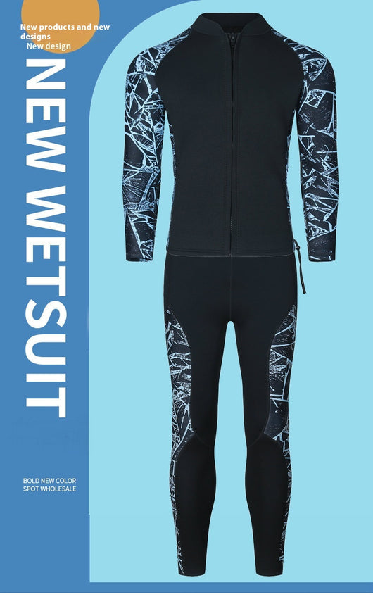 Traje de Buceo 3mm con Mangas Largas y Pantalón Completo para Snorkel - Image 21
