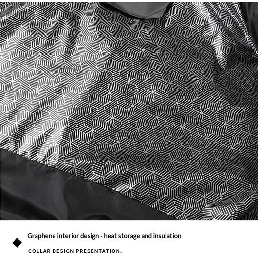 Chaqueta de Algodón Graphene para Hombre con Capucha Desmontable - Extra Gruesa y Moderna - Image 22