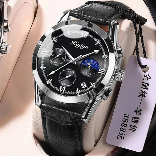 Reloj Deportivo Coreano de Acero con Banda de Cuarzo - Image 5