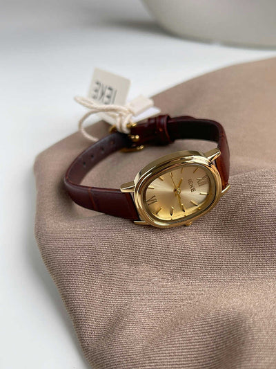 Reloj de Pulsera Retro para Mujer con Correa de Cuero Genuino y Esfera Pequeña - Image 10