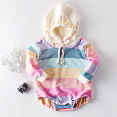 Mameluco Hoodie de Manga Larga para Bebé Estilo Coreano - Image 2