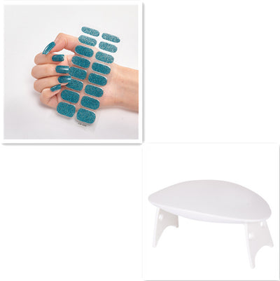 Stickers de Uñas Color Sólido con Lentejuelas Brillantes - Image 18
