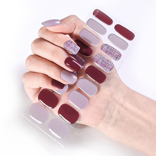 Pegatinas de Uñas en Gel Semipermanente 3D - Impermeables y Duraderas - Image 40