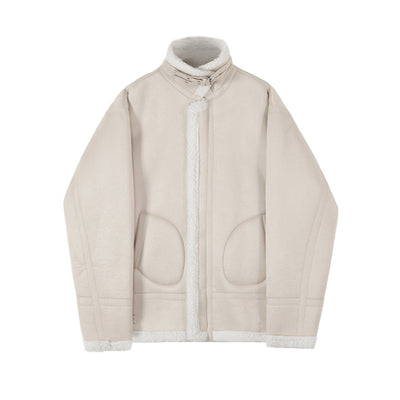 Chaqueta de Cashmira y Lana para Hombre - Abrigo de Invierno Estilo Motociclista - Image 2