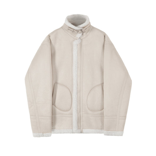 Chaqueta de Cashmira y Lana para Hombre - Abrigo de Invierno Estilo Motociclista - Image 2
