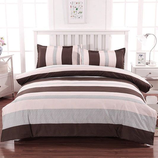 Juego de Cama Terciopelo Diamantado Suave al Tacto - 4 Piezas