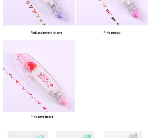 Cinta Correctora Divertida con Diseños Animados - Image 43