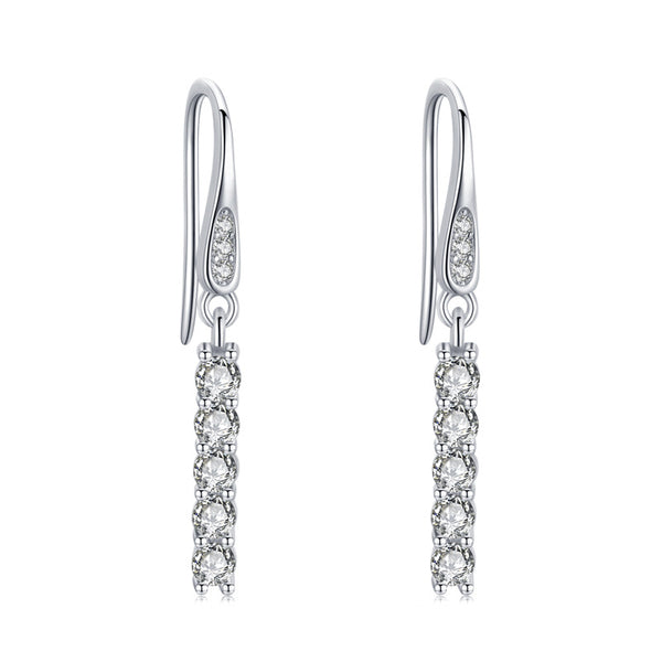 Aretes de Plata 925 con Diamantes Artificiales de Alta Calidad - Image 4