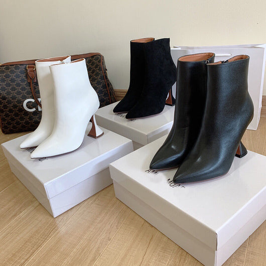 Botas Tobilleras Sexy con Cierre Lateral - Tacón de Aguja - Image 6