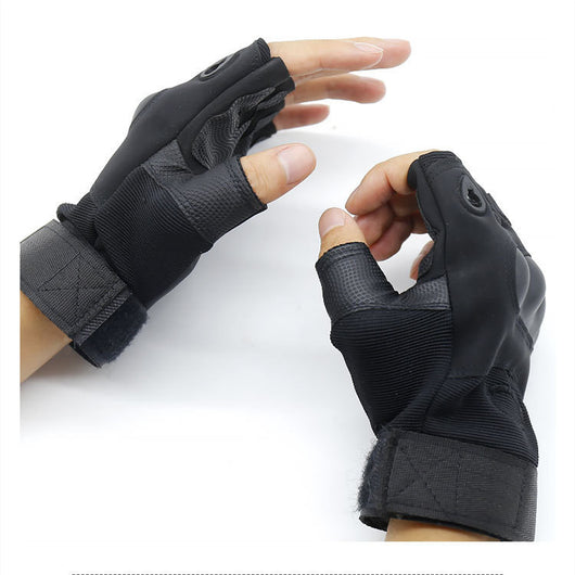 Guantes Tácticos de Medio Dedo para Hombre Estilo Fuerzas Especiales - Image 5