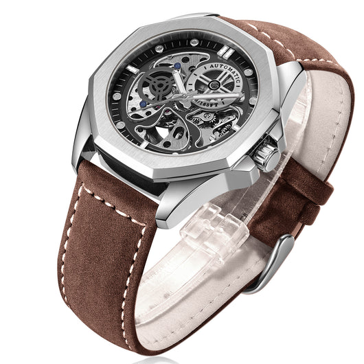 Reloj Mecánico Casual para Hombre con Correa Impermeable - Image 7