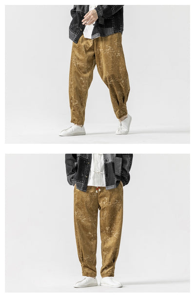Pantalones de Chándal Gruesos Talla Grande Estilo Hanfu Mejorado - Image 21