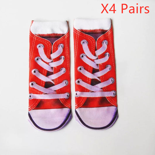 Calcetines Estampados 3D con Diseños Cartoon - Parejas y Unisex - Image 20