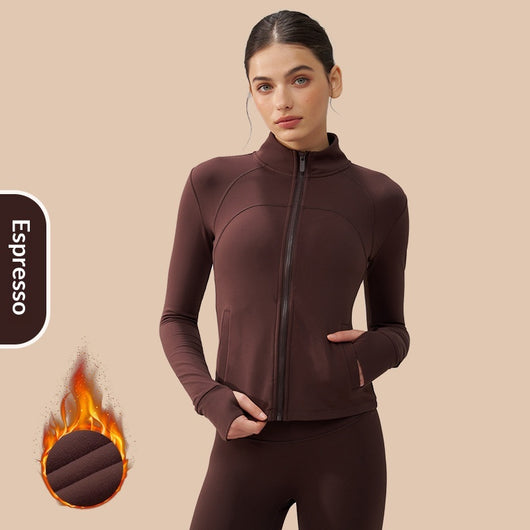 Top de Yoga sin Dedos Acolchado para Otoño e Invierno - Image 9