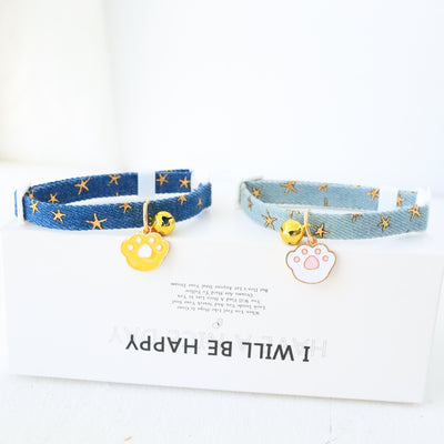 Collar de Seguridad para Gatos y Perros Pequeños con Cascabel y Hebilla Reflectante