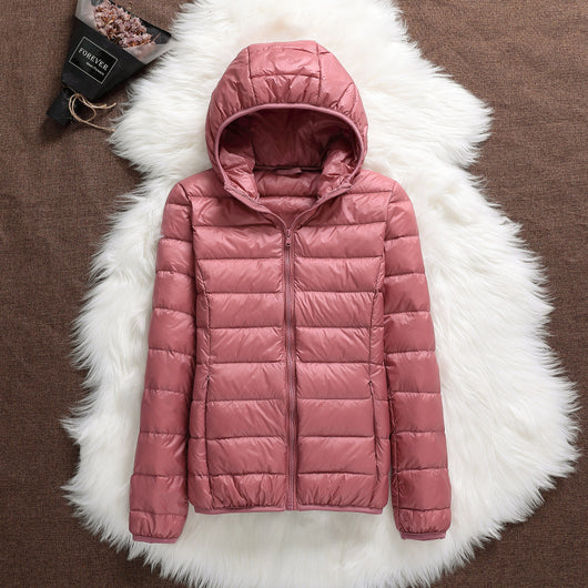 Chaqueta Acolchada Ligera para Mujer con Capucha Ajustada - Image 9