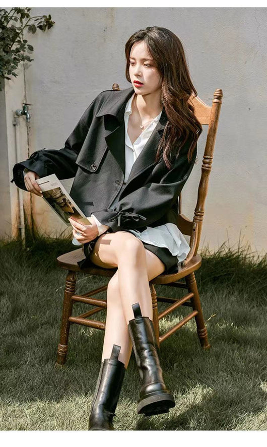 Abrigo Trench Oversized Estilo Coreano con Corte Suelto - Image 12