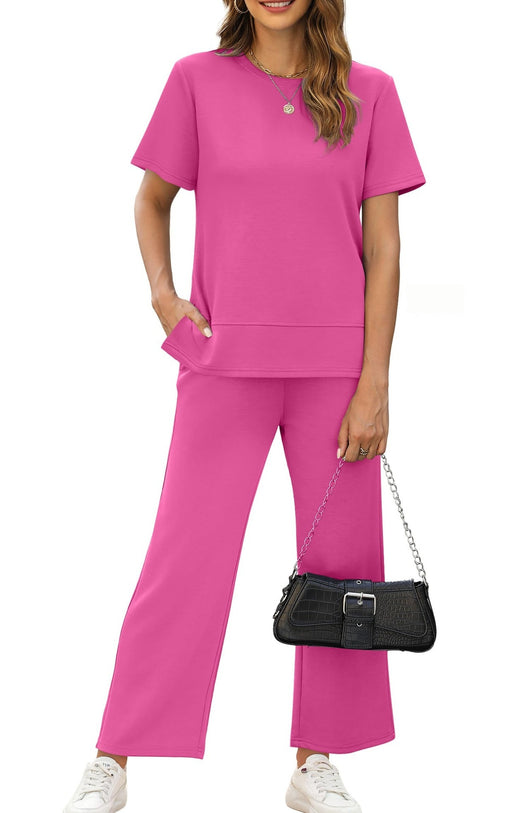 Blusa Suelta de Cuello Redondo Manga Corta para Mujer - Image 21
