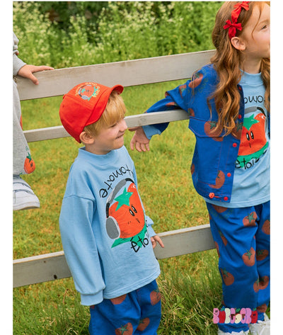 Camiseta Infantil Suelta con Dibujos Animados en Inglés - Image 24