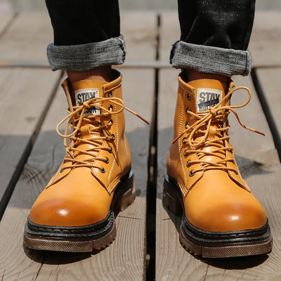 Botas de Trabajo Altas para Hombre con Forro Cálido Talla Grande - Image 5