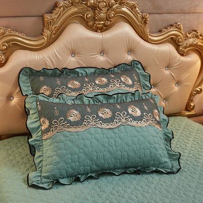 Funda de Almohada Acolchada con Encaje Reforzada - Image 10
