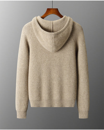 Suéter de Cachemira con Capucha para Otoño e Invierno - Image 13
