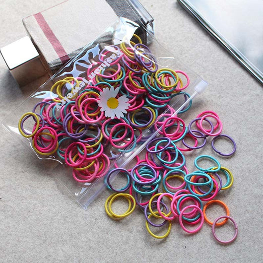 Mini Lazos Elásticos de Colores para Cabello Infantil - Sin Daño - Image 11