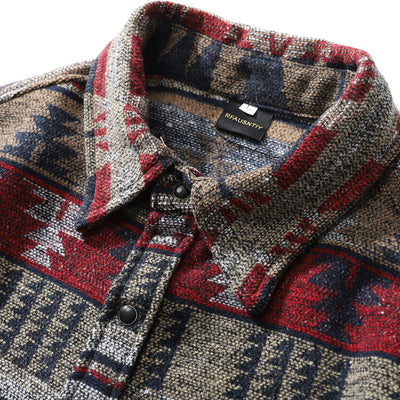 Chaqueta de Lana Escocesa Cálida para Hombre - Manga Larga - Image 10