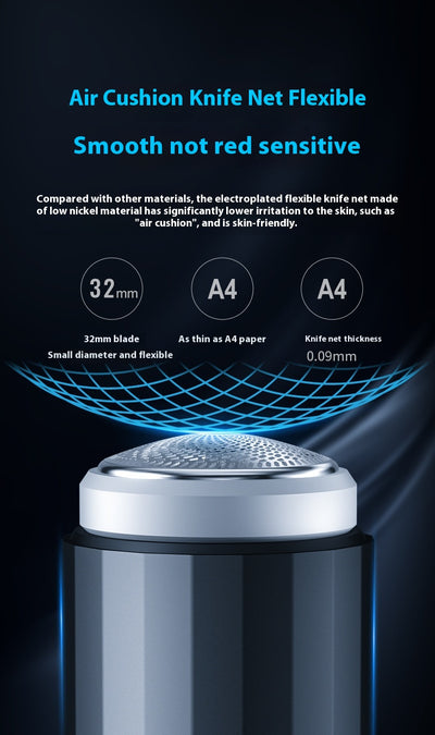 Afeitadora Eléctrica Portátil Mini con 6 Cuchillas y Sistema de Carga Rápida - Image 10