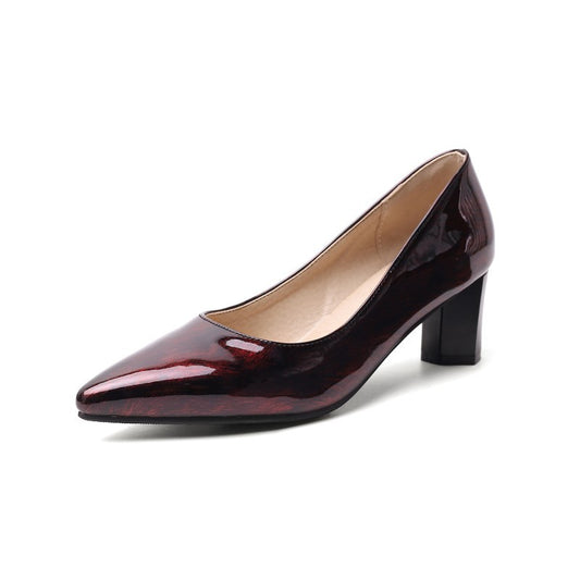Zapatos de Cuero Vino para Mujer - Elegancia y Comodidad - Image 2