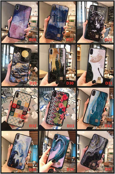 Funda Móvil con Diseño de Rayas Diamante y Onda Puntillada - Image 45