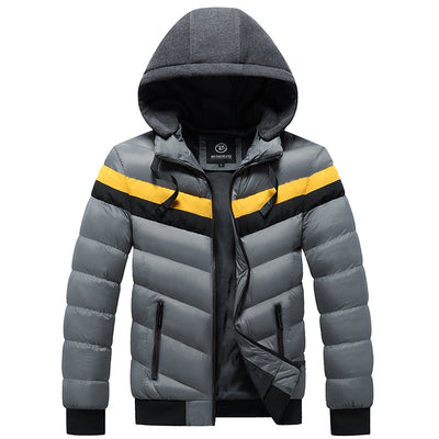 Chaqueta Impermeable con Capucha para Hombre Tallas Grandes Invierno - Image 5