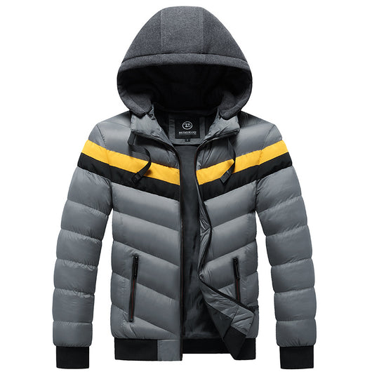 Chaqueta Impermeable con Capucha para Hombre Tallas Grandes Invierno - Image 5