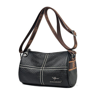 Bolso de Cuero Genuino para Mujer con Costuras Artesanales - Image 5