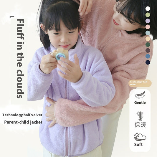 Abrigo Infantil de Cuello Alto Acolchado Térmico