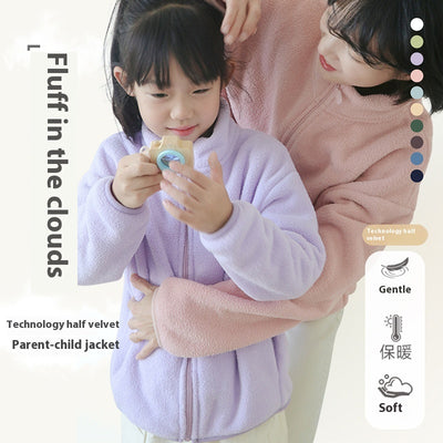 Abrigo Infantil de Cuello Alto Acolchado Térmico