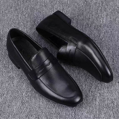 Zapatos Casuales de Cuero para Hombre con Suela Flexible y Transpirable - Image 3
