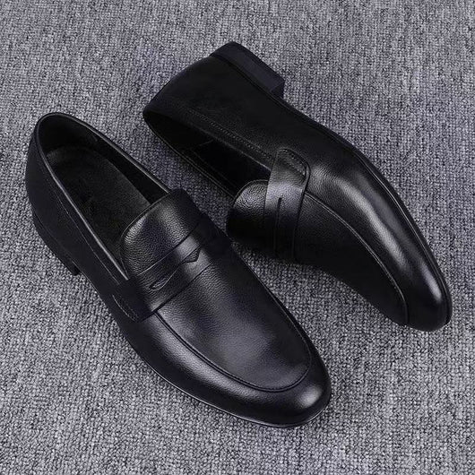 Zapatos Casuales de Cuero para Hombre con Suela Flexible y Transpirable - Image 3