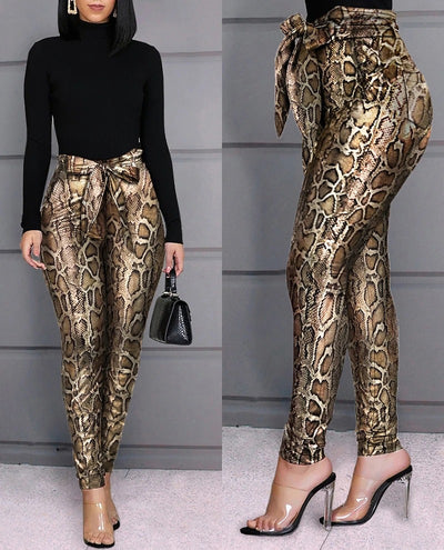 Pantalones de Cuero PU Casual - Estilo Moderno y Versátil - Image 13