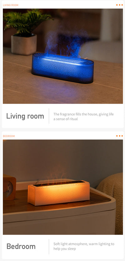 Difusor de Aroma con Llama Colorida y Humidificador de Ambiente - Image 21